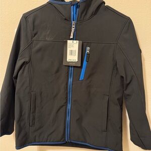 Gerry Weber Kids Jacket in Black with Blue Trim